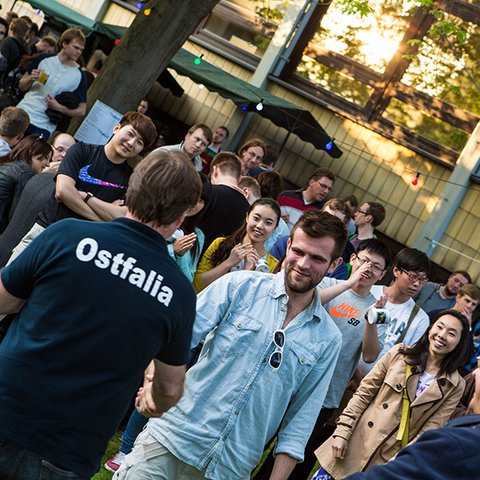 Internationale Studenten (öffnet Vergrößerung des Bildes)
