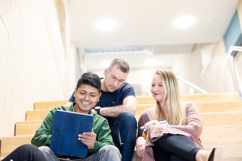 Gruppe von Studierenden